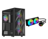 Obudowa do komputera Genesis Zestaw DIAXID 605 ARGB + HYDRIA 240 ARGB